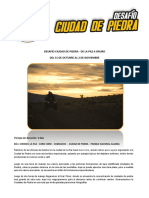 Desafío Ciudad de Piedra - de La Paz A Oruro Del 31 de Octubre Al 2 de Noviembre