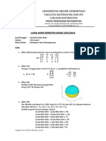 Ujian Akhir Semester Genap 2015/2016