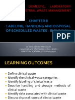 Chapter 8 Labeling Handling and Disposal of Schedule Waste Biological