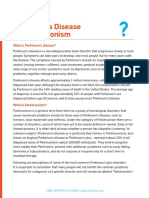 Parkinson's Disease vs. Parkinsonism