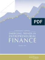 Changing Capital: Emerging Trends in Entrepreneurial Finance