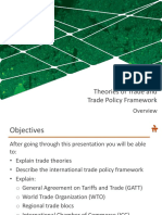 2 Theories of Trade & Trade Policy Framework