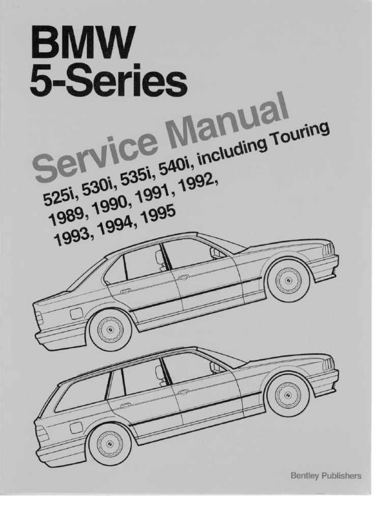 Bentley BMW 5-Series 1989-95 サービスマニュアル洋書 BMW 5 Series Service Manual: 1989-1995: Bentley Publishers