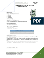 Cotización Alquiler de Equipos PDF