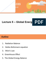 Lecture 5 - Global Energy Balance - A2L