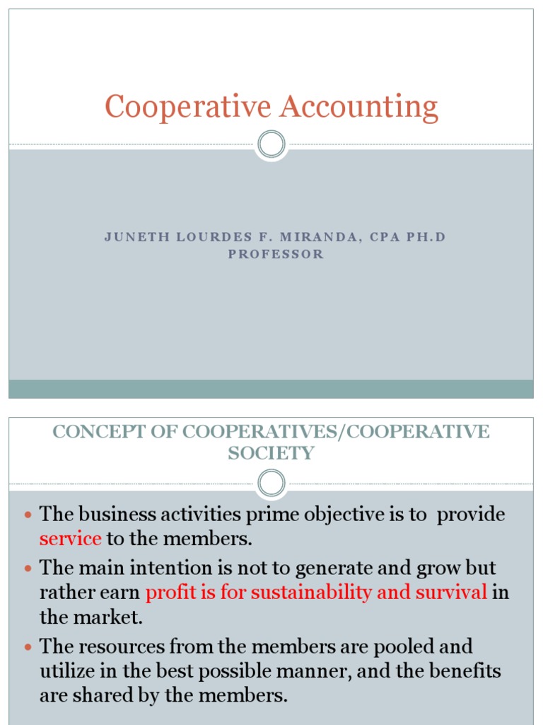 5 +Cooperative+Accounting PDF Debits And Credits Retained Earnings