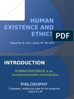 Human Existence and Ethics