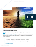 A Message of Change - Bay Area Christian Church