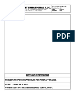 METHOD STATEMENT FOR INTUMESCENT FIREPROOFING