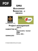 Download Project management by GYANENDRA KUMAR MISHRA SN32907335 doc pdf