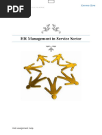HR Management in Service Sector