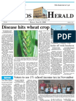 Elphos Erald: Disease Hits Wheat Crop