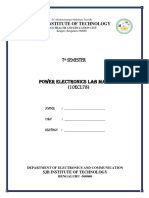 Static Characteristics of SCR