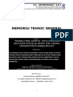 Memoriu Tehnic General - Parc
