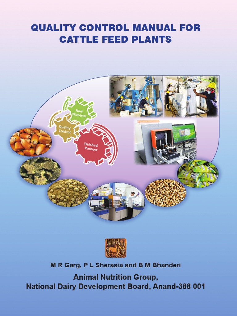 Cattle Feed Quality Control Manual | PDF | Animal Feed | Dietary ...
