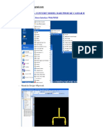 Manual Cara Convert Model Dari Pdms Ke Caesar II