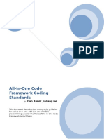 All-In-One Code Framework Coding Standards