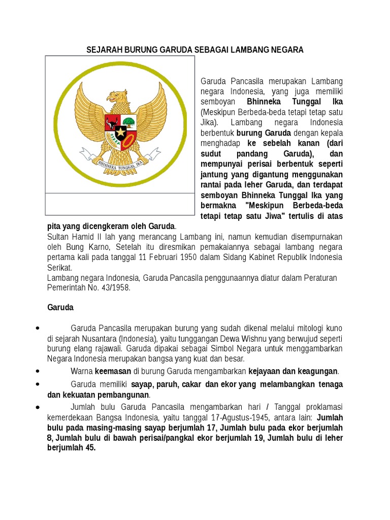 Pkn Pancasila Dan Garuda