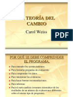 Teoria Del Cambio Carol Weiss