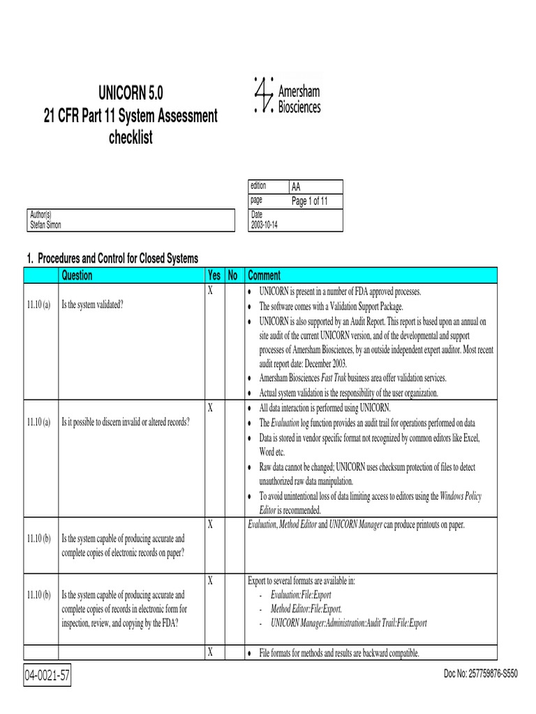 Master 21 Cfr Part 11 Free Pdf Download Compliance Secrets - 8p7mt74
