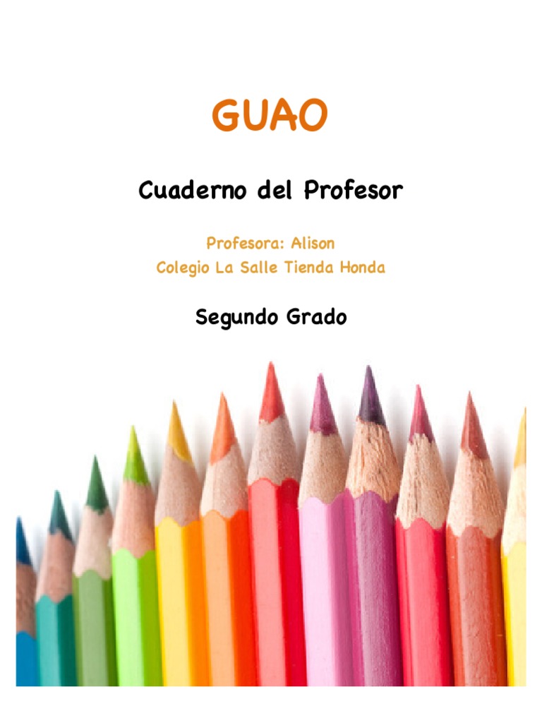 Cuaderno Del Profesor Segundo Grado PDF, PDF, Nube