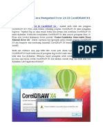 3 Solusi Terbaik Cara Mengatasi Error 24 Di CorelDRAW X4