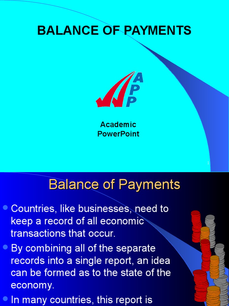 Balance of Payments | PDF | Current Account | Debits And Credits