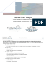 Thermal-Stress Analysis Theory and Practices - Predictive Engineering White Paper