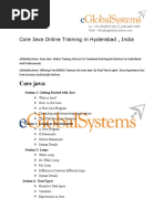 Core Java Online Training | Core Java Training in hyderabad , india , uk