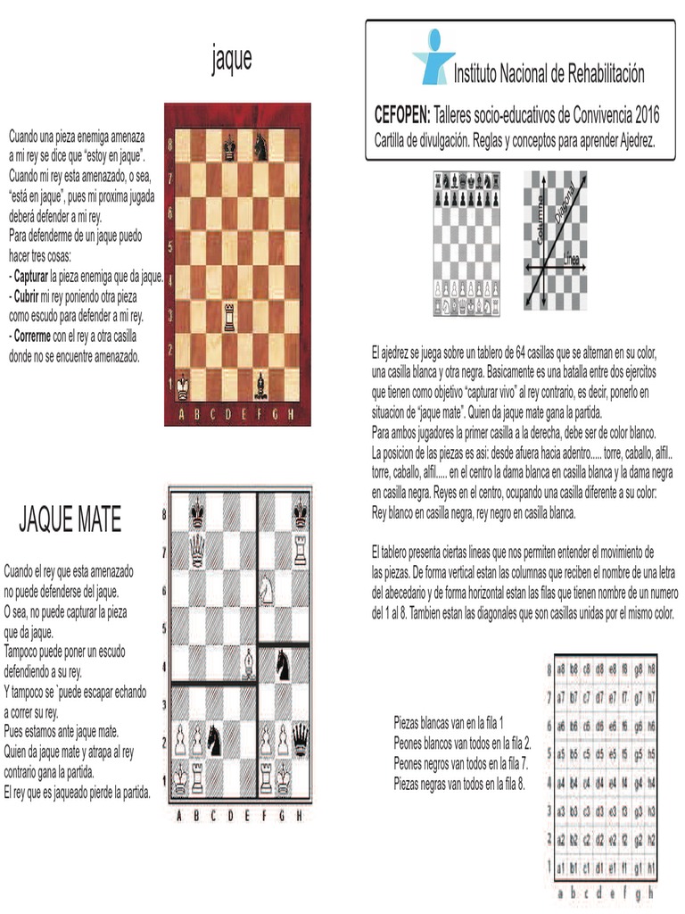 Guía Básica de Ajedrez | PDF | Ajedrez | Juegos de estrategia abstractos