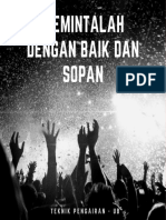 Memintalah Dengan Baik Dan Sopan