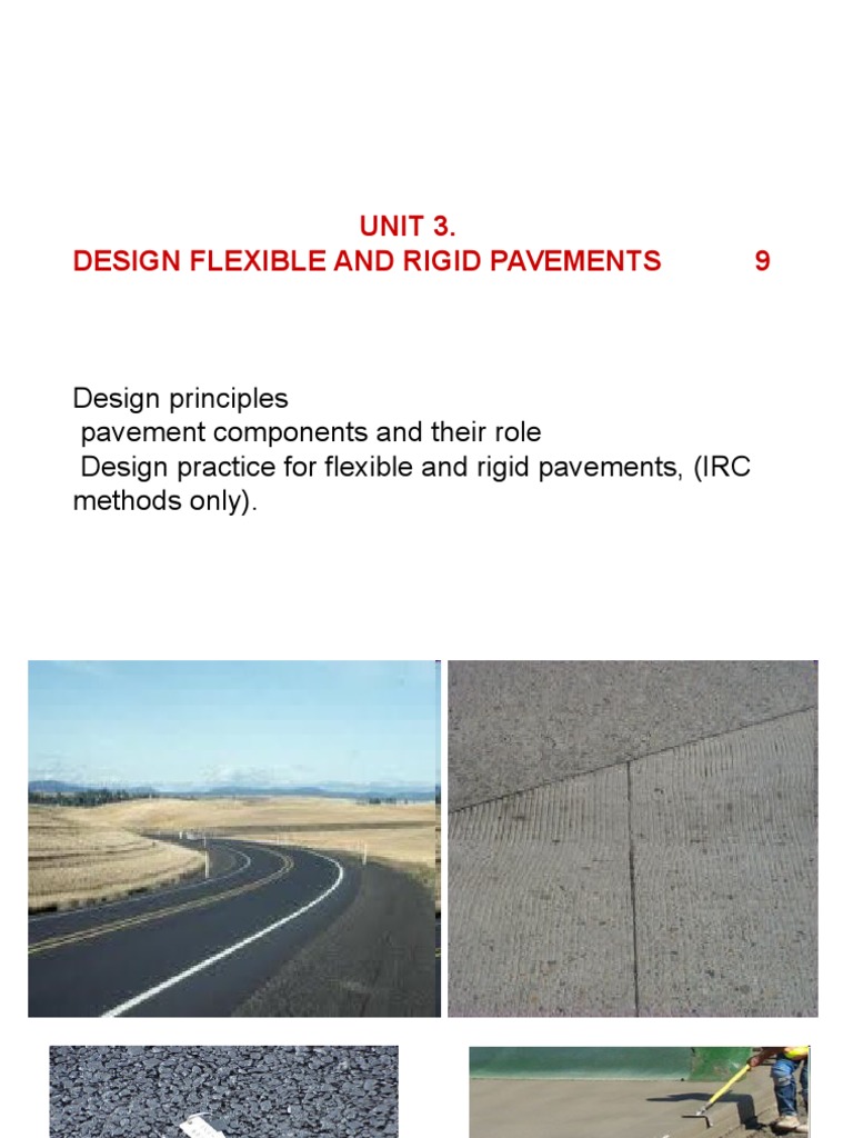 Flexible and Rigid Pavement Design | PDF | Road Surface | Stress ...