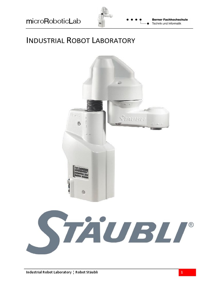 Stäubli Robot Programming Guide | PDF | Boolean Data Type | Data Type