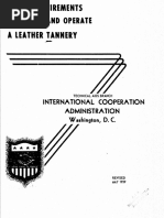 Tannery Operation