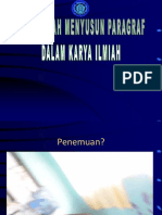 Paragraf Dalam Karya Ilmiah