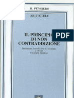 Aristotele LL Rincipio Di Non Contraddizione La PDF