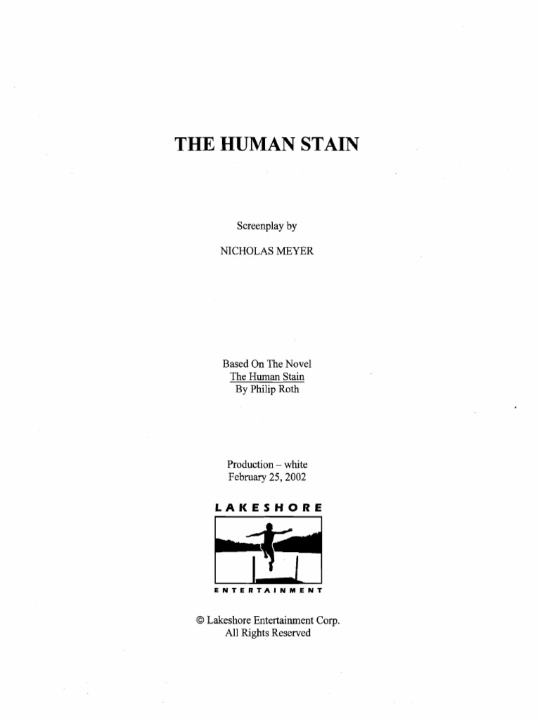 The Human Stain | PDF | Achilles