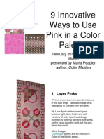 9 Innovative Ways To Use Pink in A Color Palette