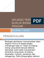 Aplikasi Teknologi Nuklir Bidang Pangan