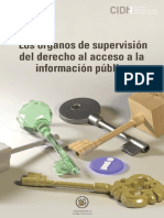 Los órganos de supervisión del Derecho de Acceso a la Información Pública