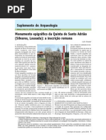 Monumento epigráfico da Quinta de Santo Adrião