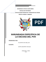 Segunda Especialidad Cancer Cervico Uterino y Mamario