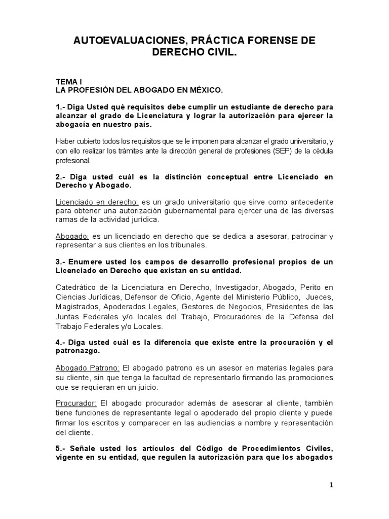 Libro práctica forense de derecho privado pdf