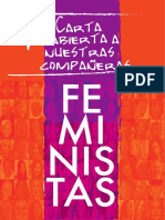 Carta Abierta A Las Feministas