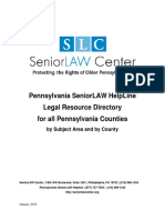 Pennsylvania Legal Resource Directory October 2016