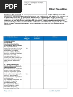 ISO 9001-2015 Client-Transition-Checklist - Add Your Co Name