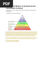 Pirámide de Maslow