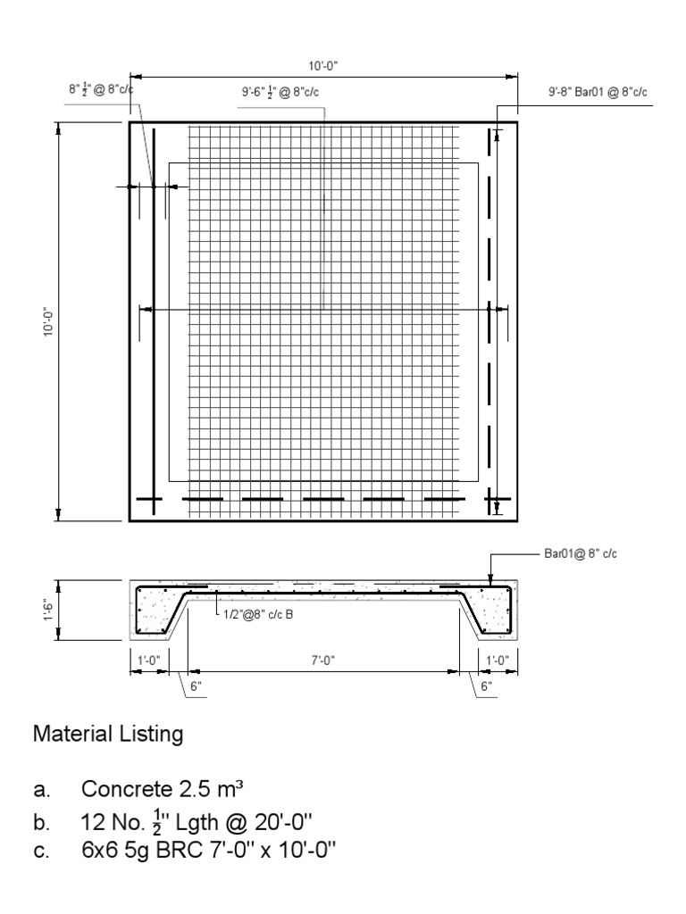 Construction Material Specs List | PDF | Nature
