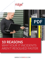 10 Reasons IT Incidents Not Resolved