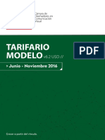 Tarifario Diseño 2016